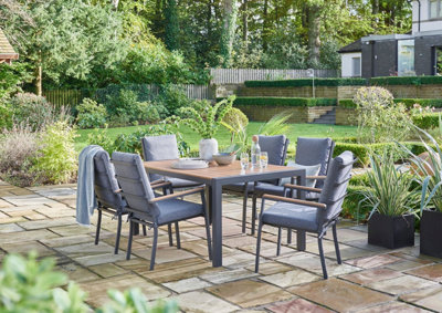 Norfolk Leisure Easton Six Seater Dining Set With Cushions from B&Q