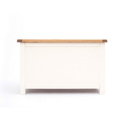 Cabinet Bits Lovere Off Blanket Box Ottoman White
