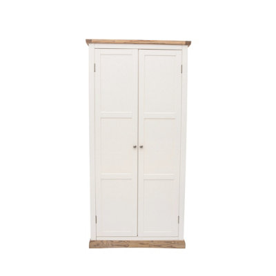 Cabinet Bits Tropea 2 Door Wardrobe - White - Image 4