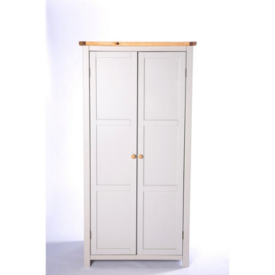 Cabinet Bits Argenta 2 Door Wardrobe Wood Knob from B&Q