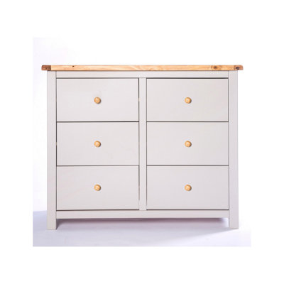 Cabinet Bits Argenta 6 Drawer Chest Of Drawers Wood Knob from B&Q