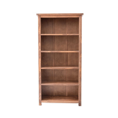 Cabinet Bits Padua Lacquered Bookcase 180X90x30cm Light/Brown