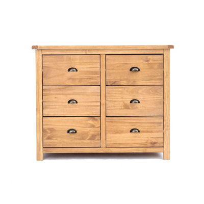 Cabinet Bits Lugo 6 Drawer Chest Of Drawers Brass Cup Handle from B&Q