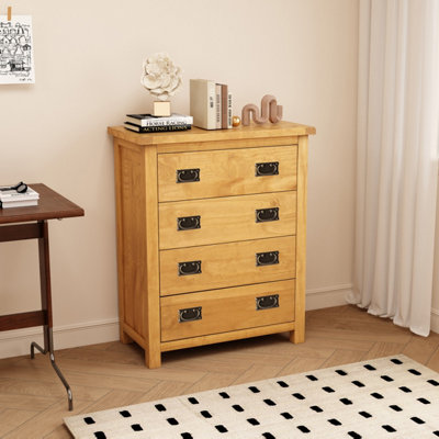 Cabinet Bits Lugo 4 Drawer Chest Of Drawers Bras Drop Handle Light