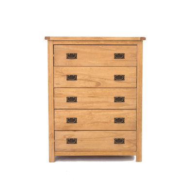 Cabinet Bits Lugo 5 Drawer Chest Of Drawers Bras Drop Handle Light