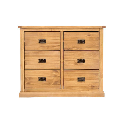 Cabinet Bits Lucca 6 Drawer Chest Of Drawers Bras Drop Handle Light