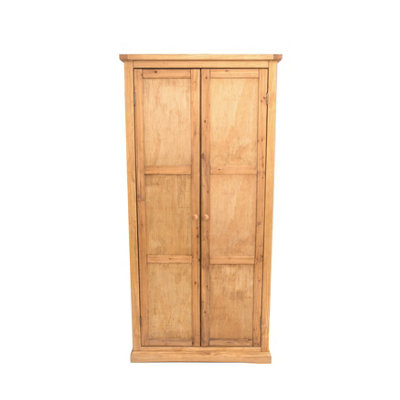Cabinet Bits Lucca 2 Door Wardrobe Wood Knob