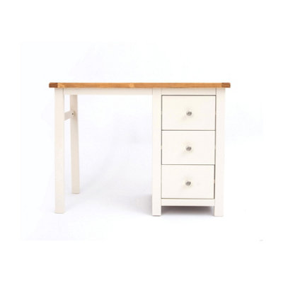 B&Q -  Maggiori 3 Drawer DeskDressing Table Chrome Knob