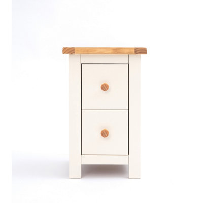 Cabinet Bits Maggiori 2 Drawer Petite Bedside Table Wood Knob from B&Q