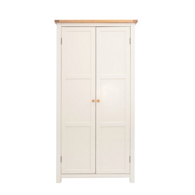 B&Q -  Maggiori 2 Door Wardrobe Wood Knob