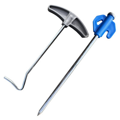 OLPRO Case Of 20 Hard Ground Pegs And Peg Puller from B&Q