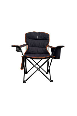 Olpro Henwick Padded Folding Camp Chair Orange & Black from B&Q