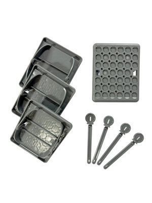 B&Q -  Caravan Jack Pads With Pins (Pack Of 4)