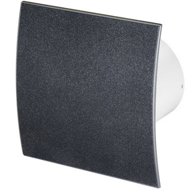 Awenta 100mm Timer Extractor Fan Graphite Structure Front Panel Escudo Wall Ceiling Ventilation from B&Q