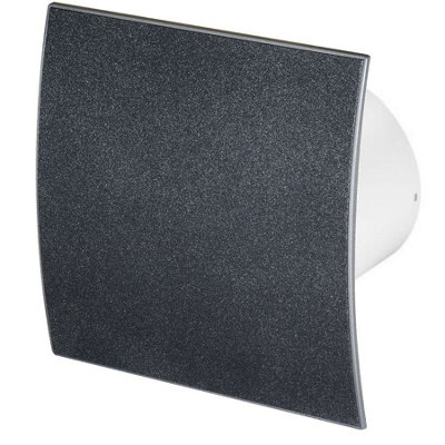 Awenta 100mm Pull Cord Extractor Fan Graphite Structure Front Panel Escudo Wall Ceiling Ventilation from B&Q