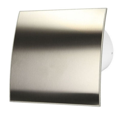 Awenta 125mm Standard Extractor Fan Inox  Front Panel Escudo Wall Ceiling Ventilation from B&Q