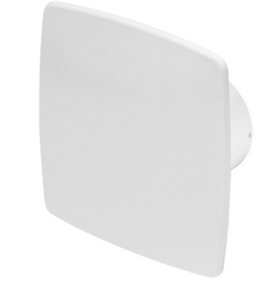 Awenta 125mm Humidity Sensor Nea Extractor Fan White Abs Front Panel Wall Ceiling Ventilation from B&Q