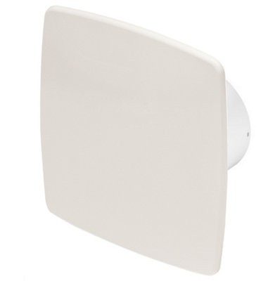 Awenta 125mm Humidity Sensor Nea Extractor Fan Ecru Abs Front Panel Wall Ceiling Ventilation from B&Q