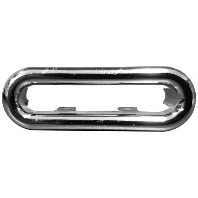 PEPTE Chromed Plastic Basin Sink Overflow Cover Trim Longitudinal Water Hole Insert from B&Q