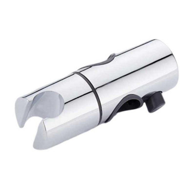 PEPTE Slider Shower Head Holder 24mm Adjustable Riser Rail Bracket Chrome from B&Q