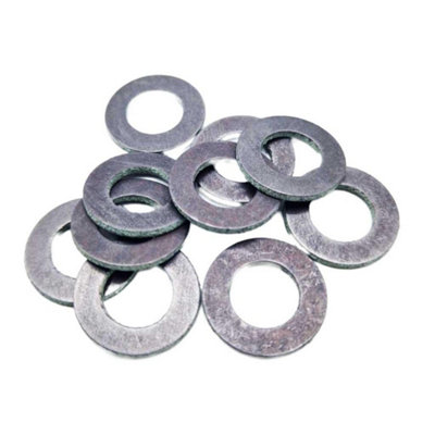 PEPTE 10 Pack Fibre Flexible Tap Connector Washers 1/2" Gaskets from B&Q