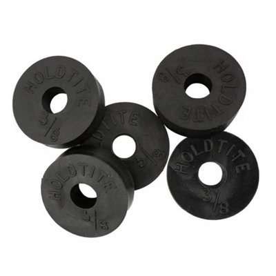 PEPTE 5 Pack 3/8" Flat Tap Washers (15.7mm Od) Rubber from B&Q