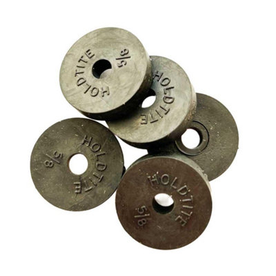 PEPTE 5 Pack 5/8" Flat Tap Washers (21.5mm Od) Rubber from B&Q
