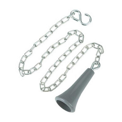 PEPTE Pull Chain Toilet Cistern High Level Flush Cord Handle Replacement Plastic from B&Q