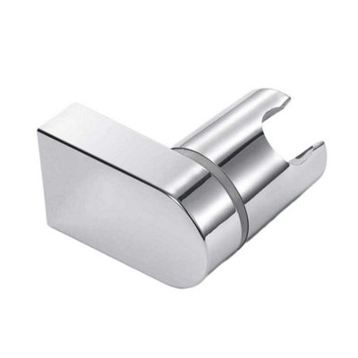Pepte Hand Shower Head Holder Wall Mounted Bracket 360 Deg Chrome from B&Q