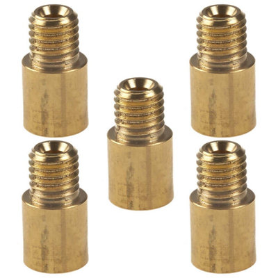 Pepte 5 X Back Plate Extension Fixing For Munsen Rings Brass M10 Thread from B&Q