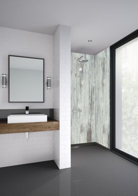 B&Q -  Painted Wood  2420 X 585 X 11mm Laminate Plywood Tongue & Groove