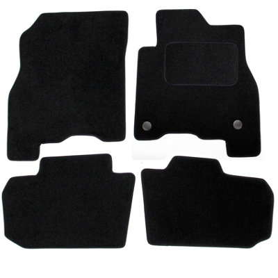 Actiasmat For Nissan Leaf Tailored Car Floor Mats 2018 Onwards 4Pc Carpet Set Black from B&Q