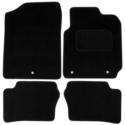 Actiasmat For Kia Picanto Tailored Car Floor Mats 2017 Onwards 4Pc Carpet Set Black