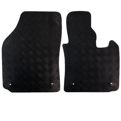 Actiasmat For Vw Caddy Van Car Floor Mat 2010 To 2020 Tailored Rubber 2Pc Set Volkswagen from B&Q