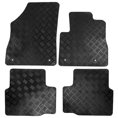 Actiasmat Fits Vauxhall Astra K Car Mats Tailored Rubber Mk7 2015 Onwards 4Pc Floor Set from B&Q