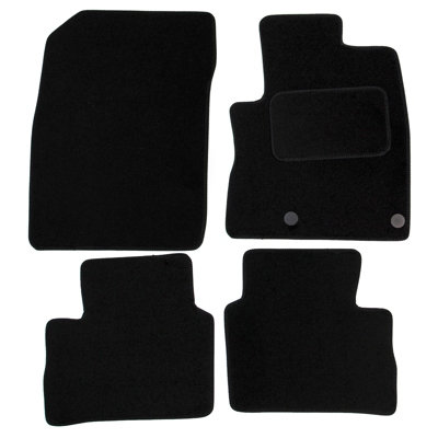Actiasmat Fits Nissan Qashqai Car Mat Tailored Carpet Mk3 2021 Onwards 4Pc Black Floor Set from B&Q