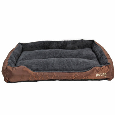 Actiaspet Faux Fur Pet Bed Brown/grey Xx-Large from B&Q
