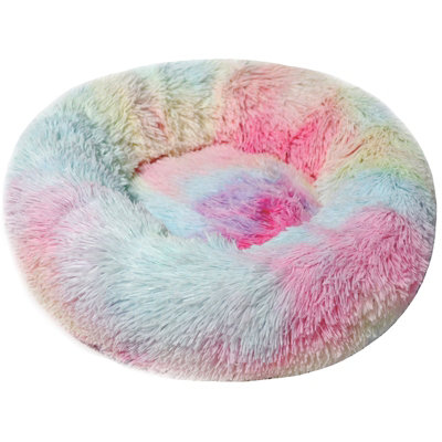 Actiaspet Fluffy Pet Bed Donut Rainbow Xs from B&Q