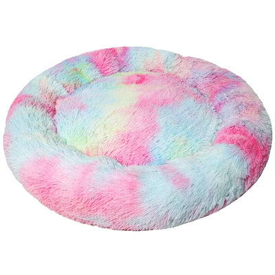 Actiaspet Fluffy Pet Bed Donut Rainbow Large from B&Q