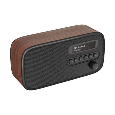 Vq Walnut 'dexter' Dab/dab+ Digital & Fm Radio from B&Q