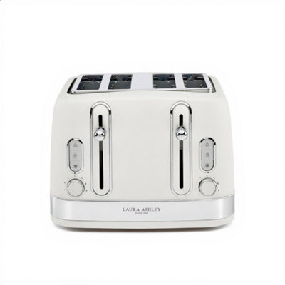 Vq Laura Ashley 4-Slice Toaster - Cotton White, White - Image 8