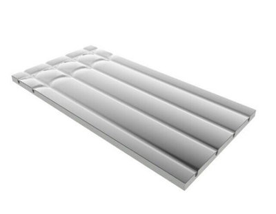 B&Q Water Underfloor Heating Eps 400 Grooved Insulation Boards With Aluminium 1200X60X20mm Floor Area 5M2
