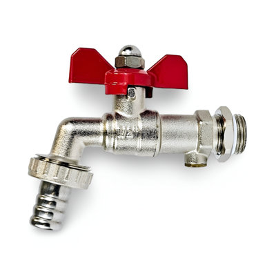 Warmer System Butterfly Handle 1/2 Inch Outside Garden Tap With Check Valve Psw Tradesuppliers Ltd from B&Q