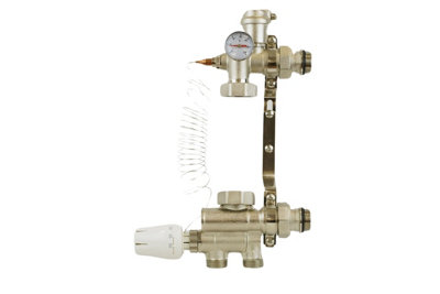 Warmer System Underfloor Heating Mixing Blending Valve With Thermostatic Head For Ufh Manifold Psw Tradesuppliers Ltd from B&Q