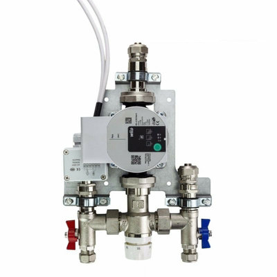 Warmer System Single Zone Underfloor Heating Manifold Including Wilo Para 25-130 & 16mm Pipe Connectors Pswtradesuppliers from B&Q