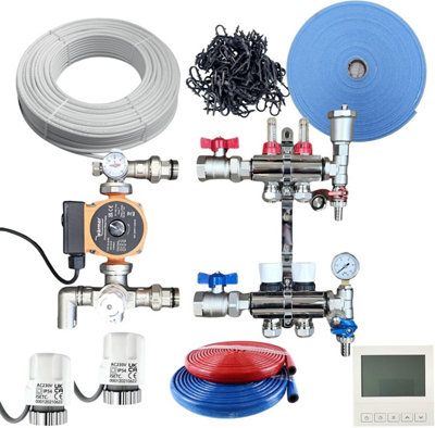 Warmer Wärmer System 20-25Sqm Water Underfloor Heating Kit 1 Room Psw Tradesuppliers Ltd from B&Q