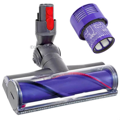 Duraspares Dyson Brush Head & Filter For V10 Sv12 Floor Cleaner Tool from B&Q