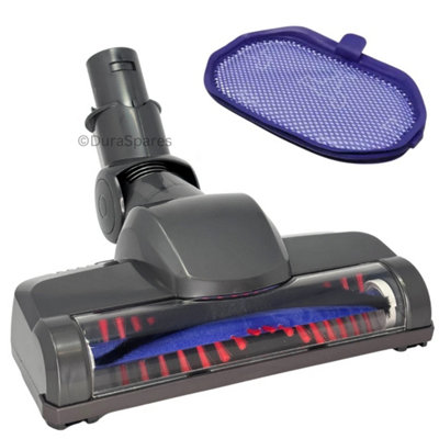 Duraspares Dyson Brush Head For Dc35 Dc34 Motorised Floor Cleaner Tool & Pre Filter from B&Q