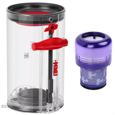 Duraspares Dyson V11 V15 Dust Bin Canister & Hepa Allergy Motor Filter Sv14 from B&Q