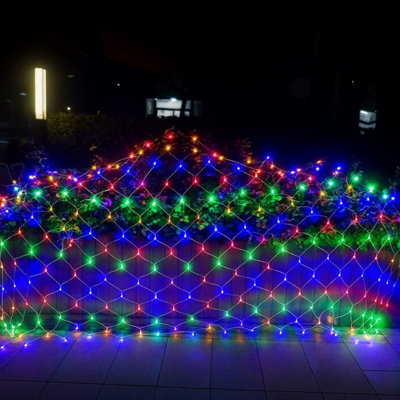 HSD 180 Led Multicolour Net Lights (1.8M X 1.2M)Battery Fairy Lights For ChristmasWeddingsAnd Home Decor from B&Q